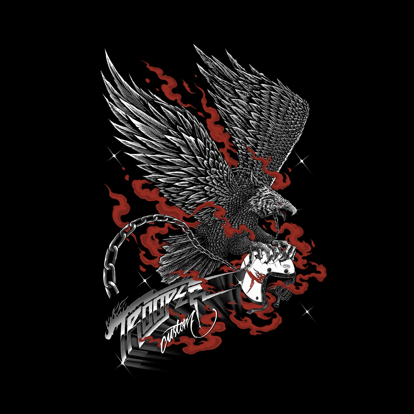 T-Shirt Long Sleeve Trooper Custom "TRIUMPH"