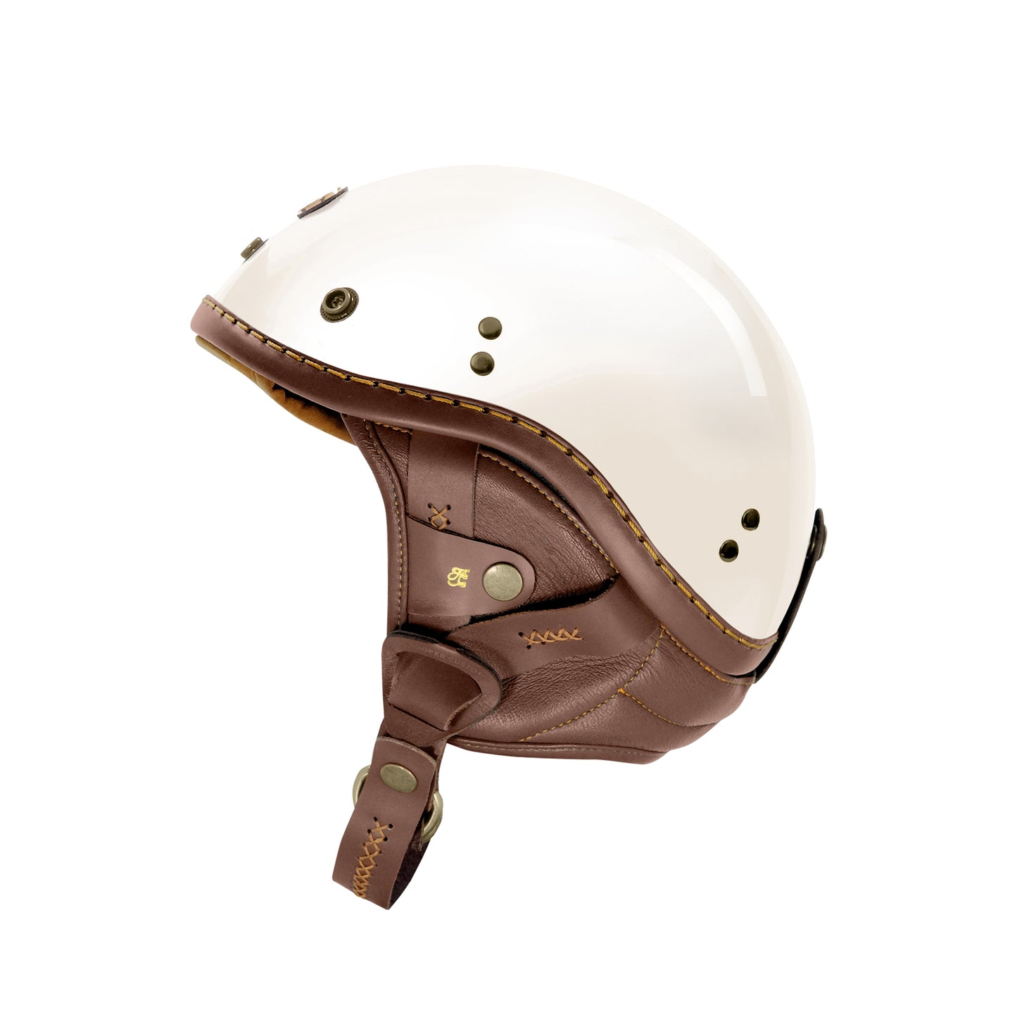 Brawler Leather Series - Halfface Helmet - Troopercustom