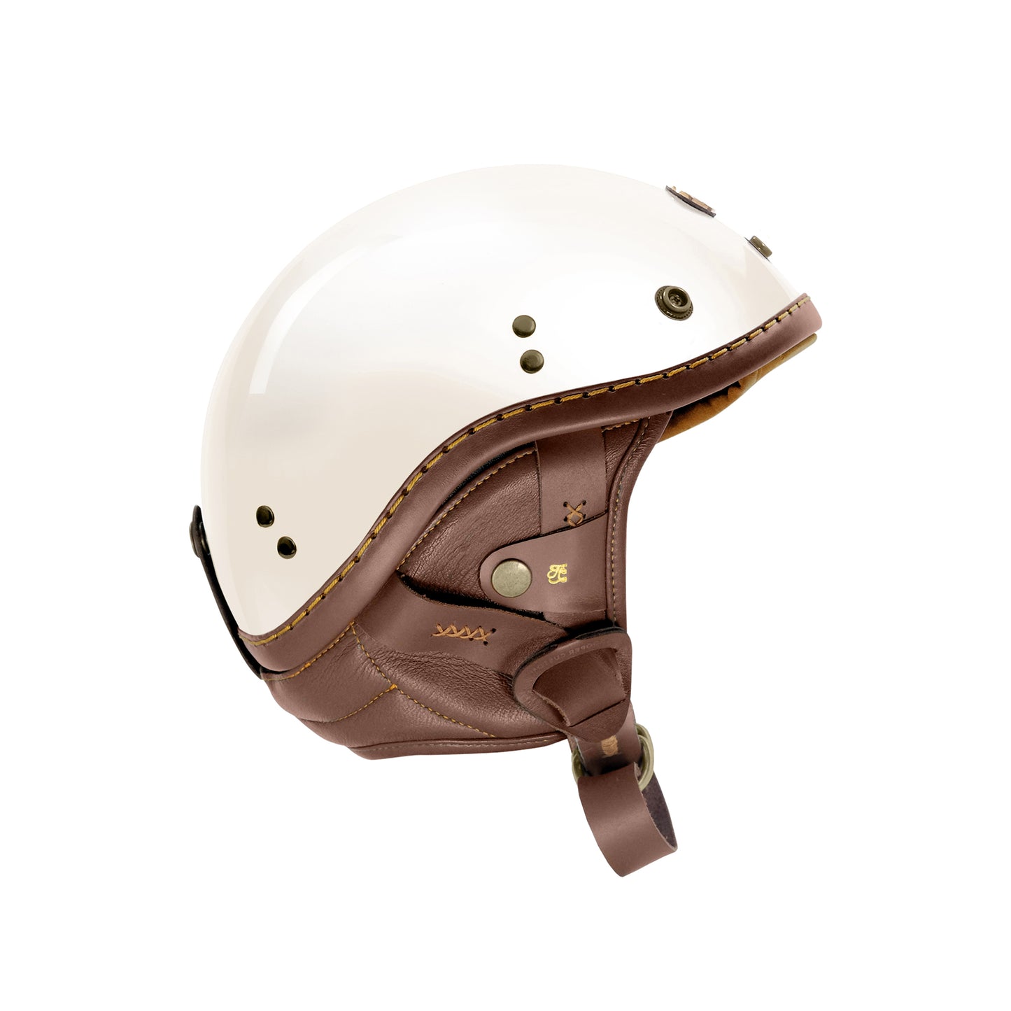 Brawler Leather Series - Halfface Helmet - Troopercustom