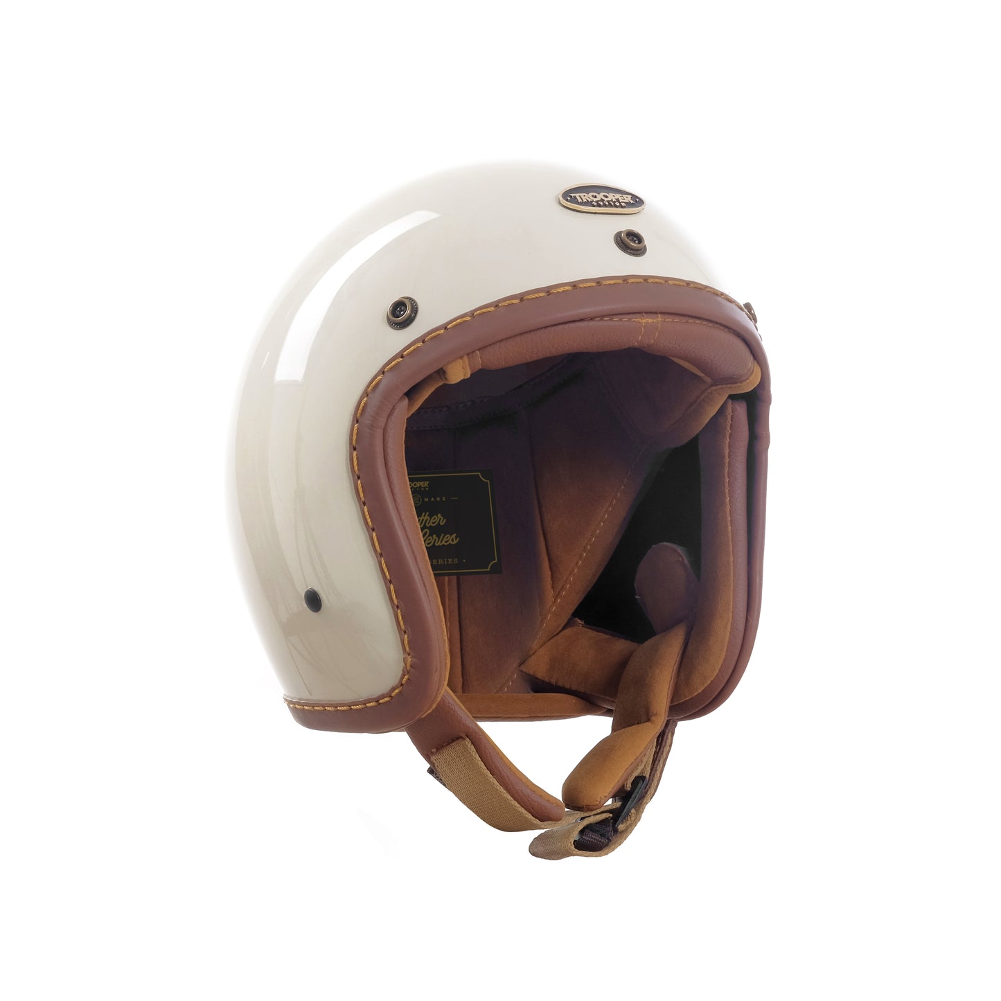 Smokey Leather Series Helmet - Special Edition