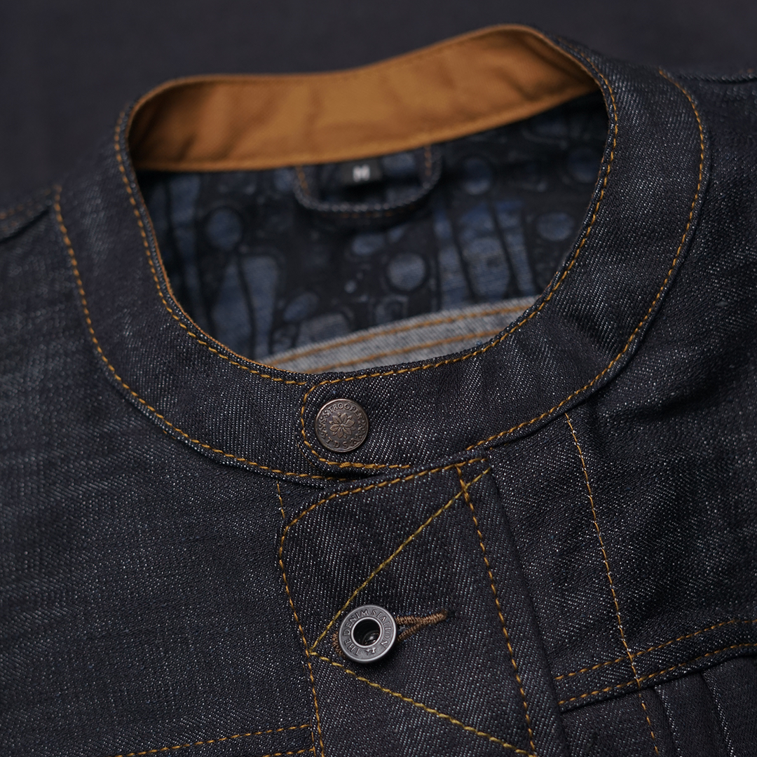 KHARANG 13OZ Super Slub Denim Jacket Type II - The Denim Station x Trooper Custom