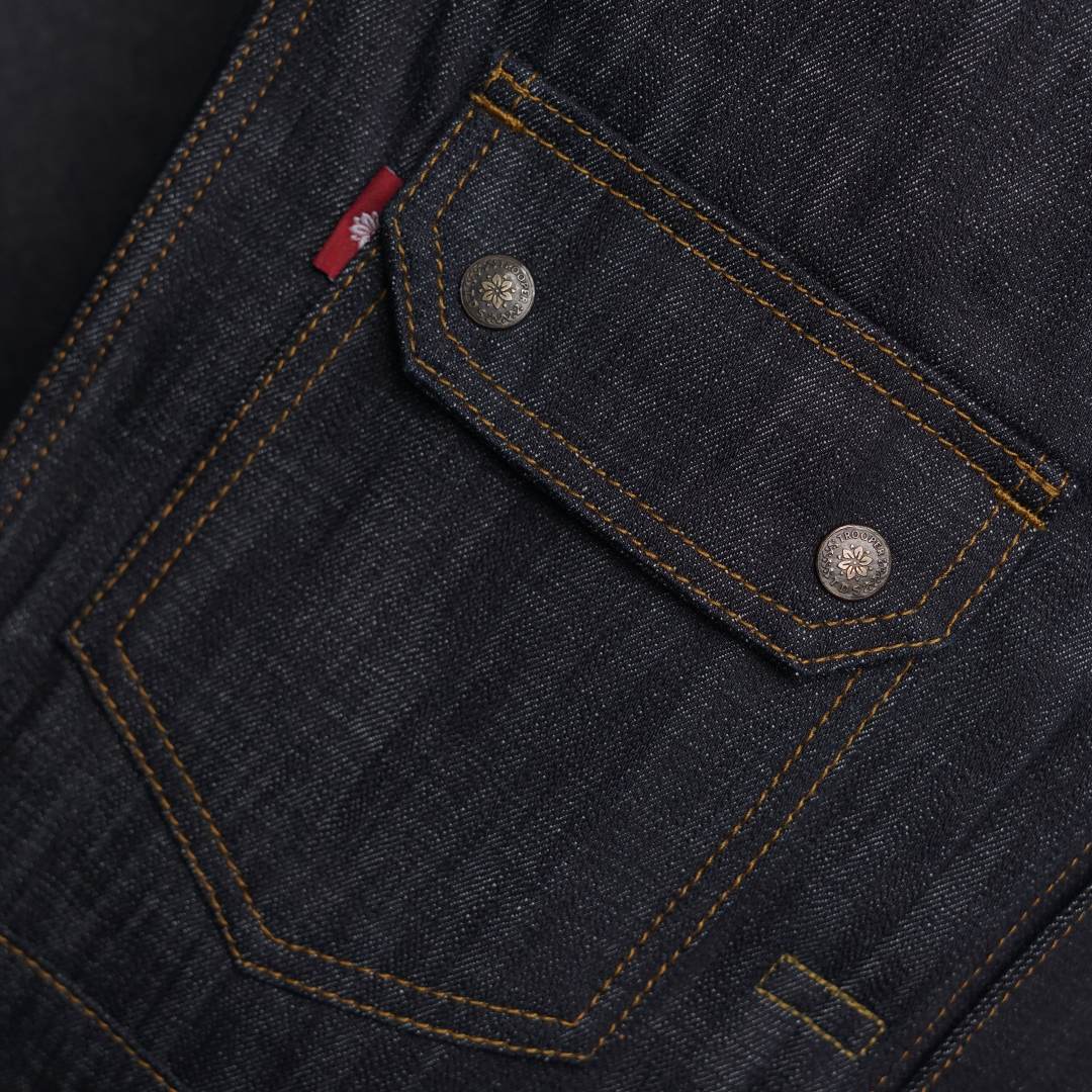 KHARANG 13OZ Super Slub Denim Jacket Type II - The Denim Station x Trooper Custom