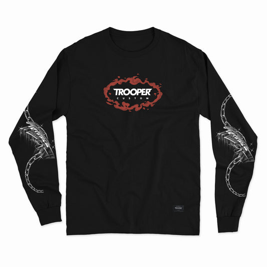 T-Shirt Long Sleeve Trooper Custom "TRIUMPH"