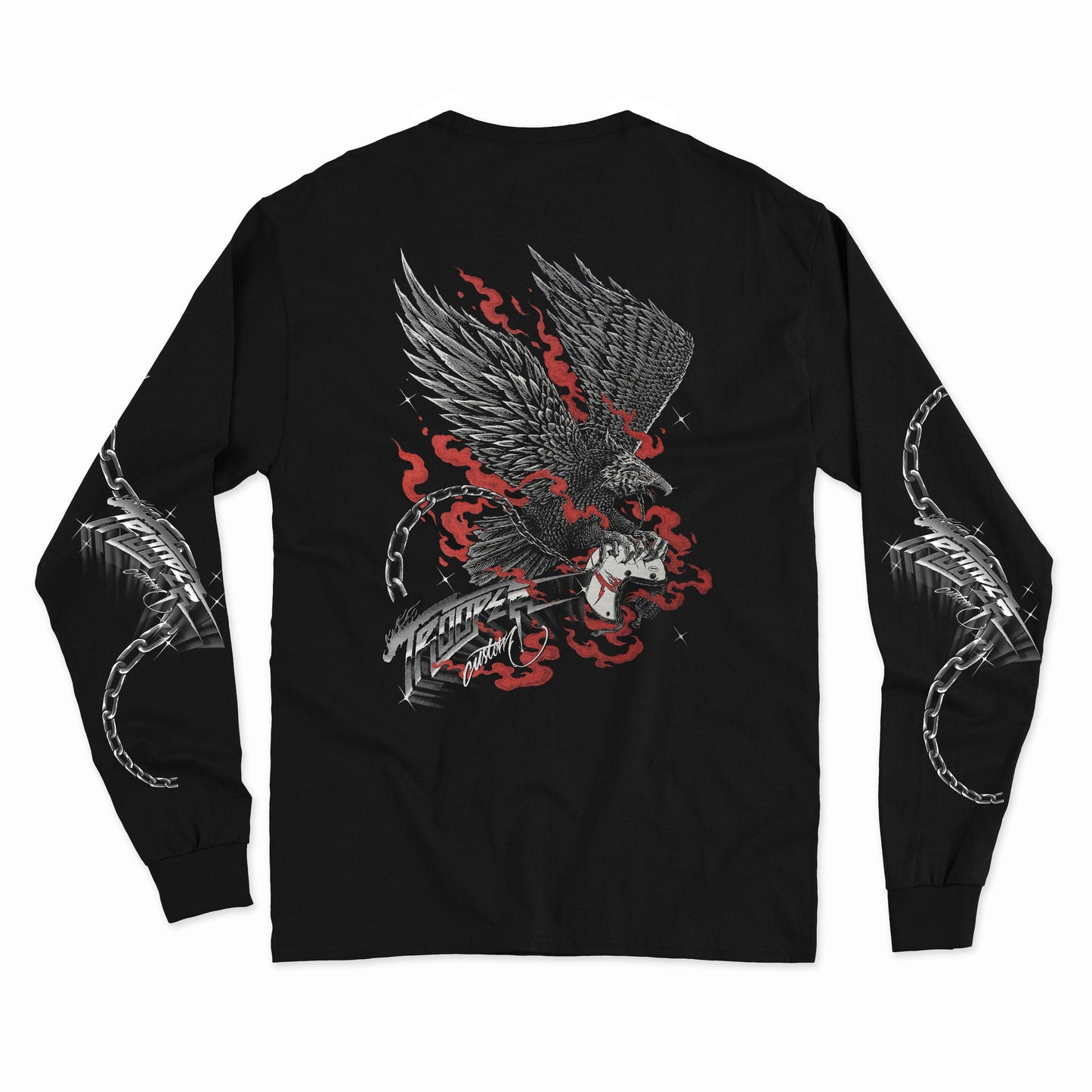 T-Shirt Long Sleeve Trooper Custom "TRIUMPH"