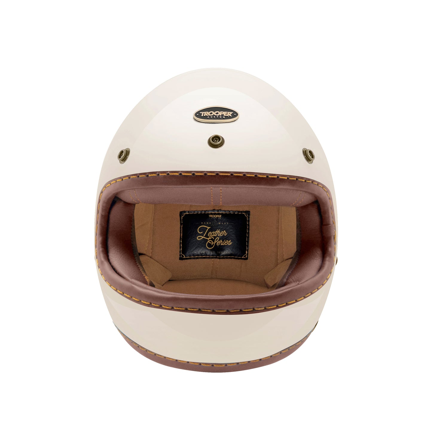 Ozter Leather Series - Fullface Helmet SNI - Trooper Custom
