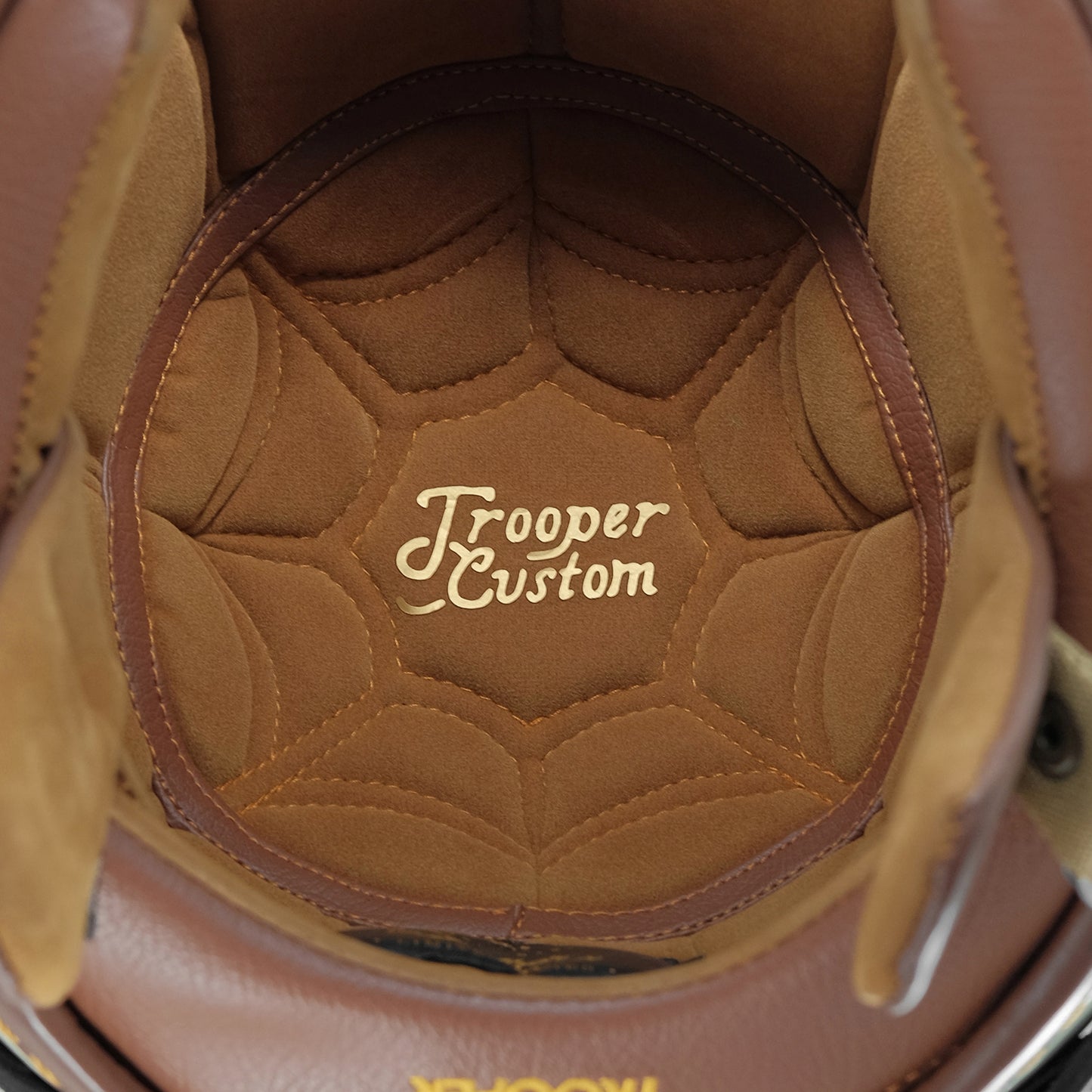 Ozter Leather Series - Fullface Helmet SNI - Trooper Custom