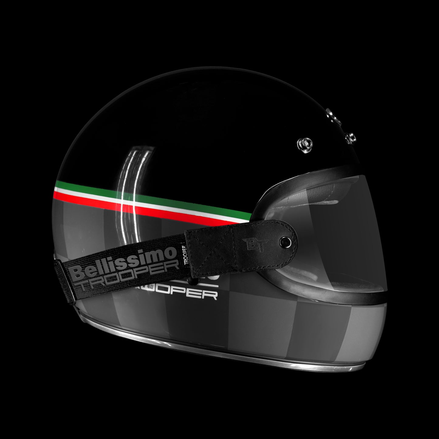 Ozter fullface helmet - Bellissimo X Trooper Custom