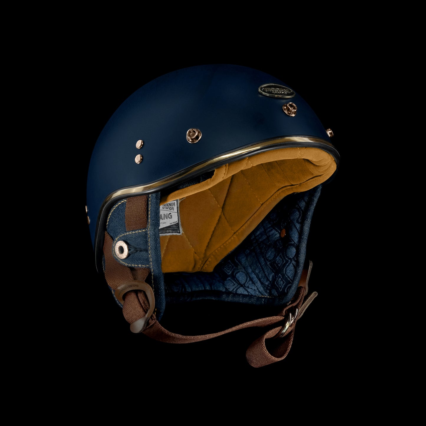 "Brawler Kharang" half face helmet - Trooper Custom X The Denim Station