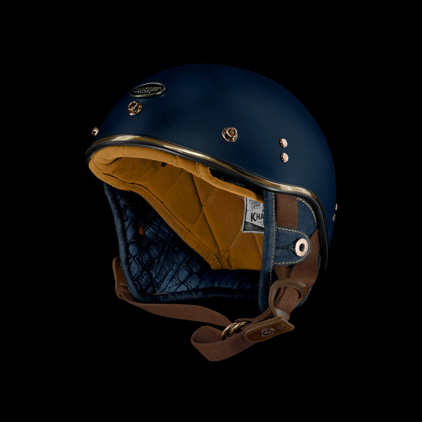 "Brawler Kharang" half face helmet - Trooper Custom X The Denim Station