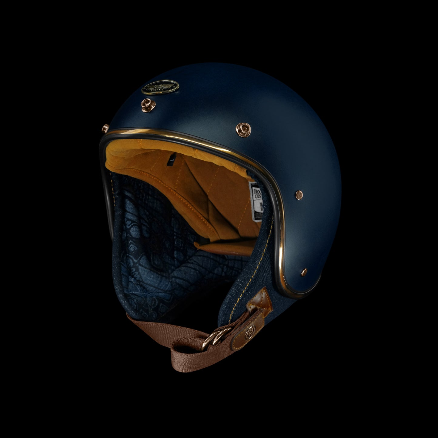 “Hawkey Kharang” openface helmet – Trooper Custom X The Denim Station