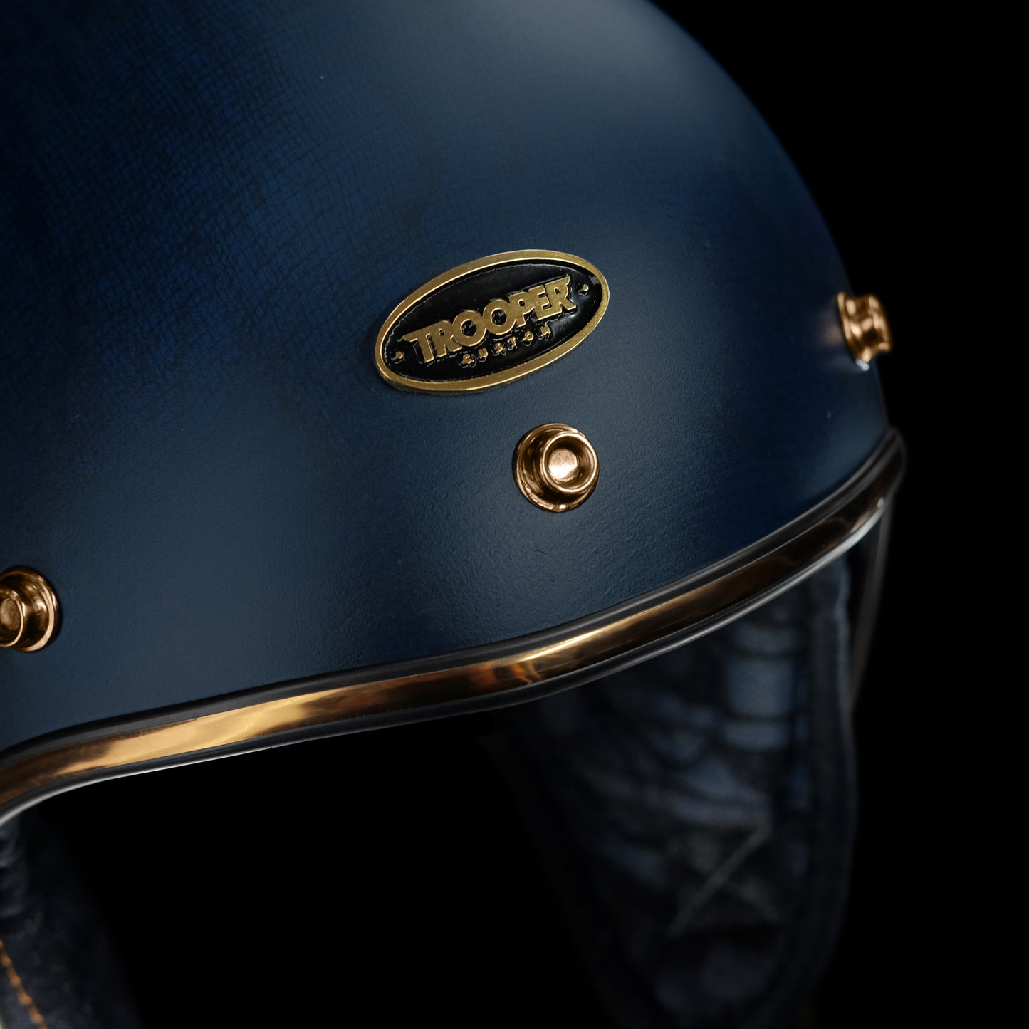 “Hawkey Kharang” openface helmet – Trooper Custom X The Denim Station