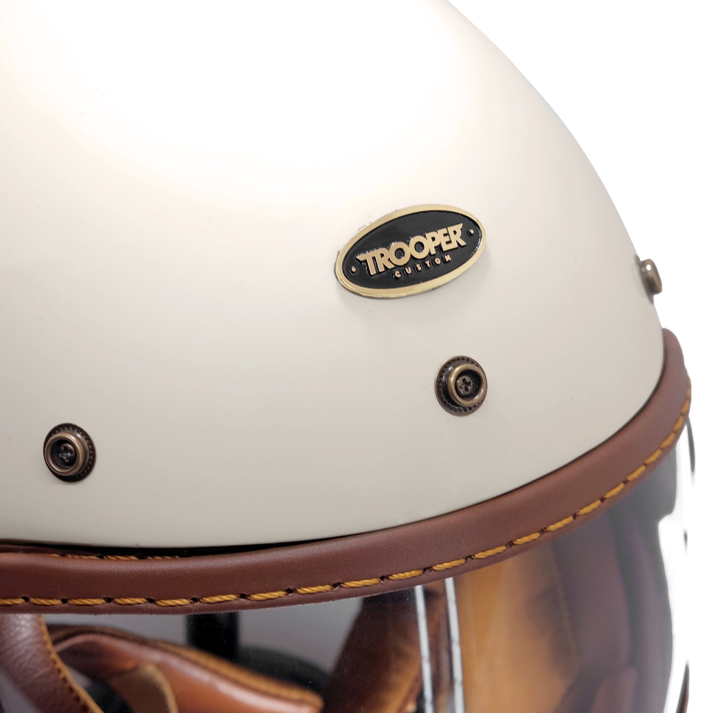 Ozter Leather Series - Fullface Helmet SNI - Trooper Custom