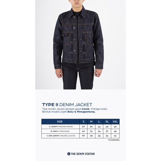 KHARANG 13OZ Super Slub Denim Jacket Type II - The Denim Station x Trooper Custom