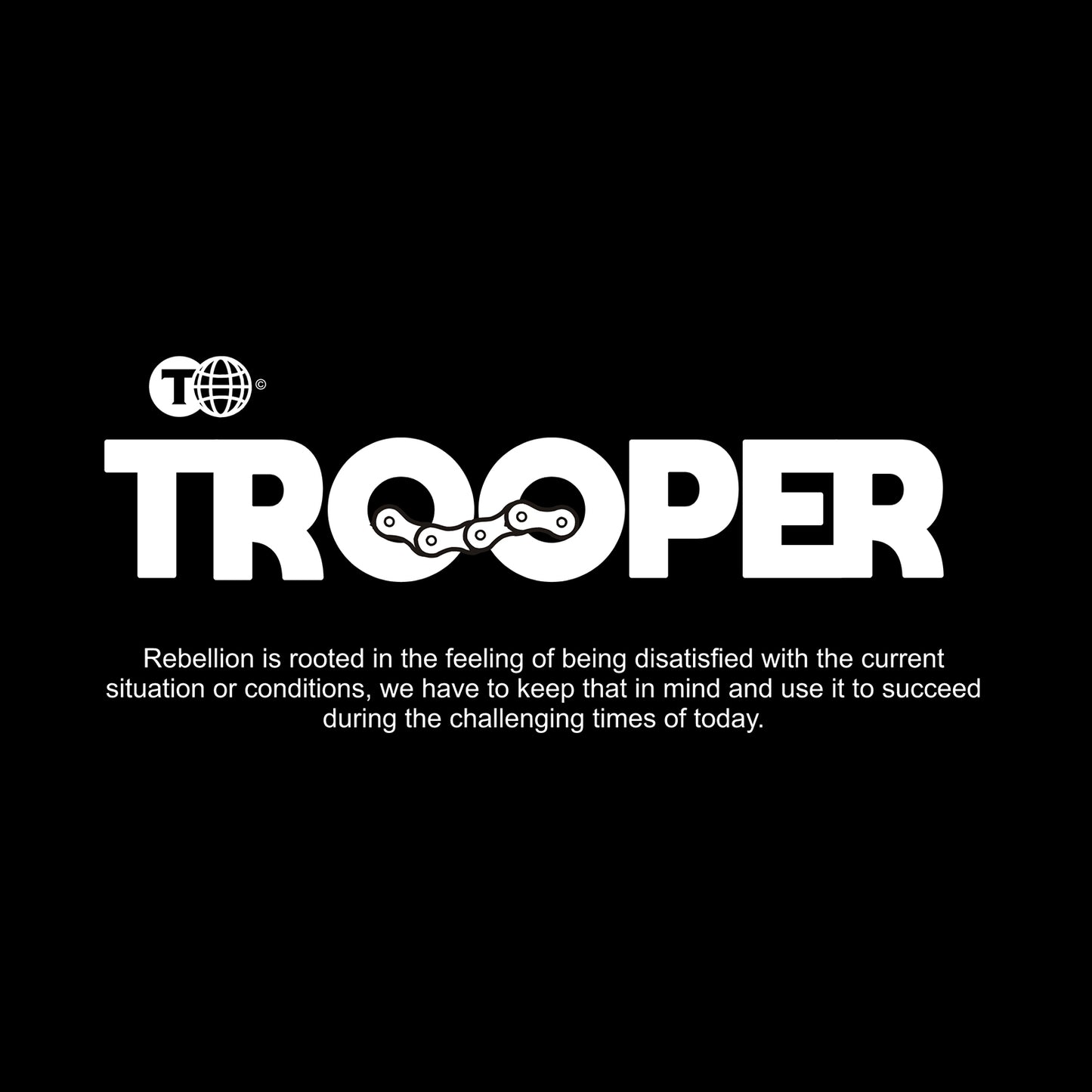 T-Shirt Long Sleeve Trooper Custom "Rebelhood-01”
